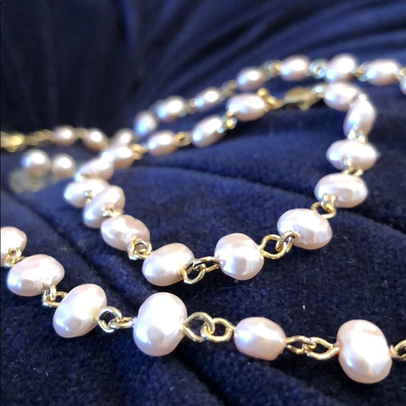 Vintage Blush Pink Faux Pearl 3pc set - Picture 3 of 3